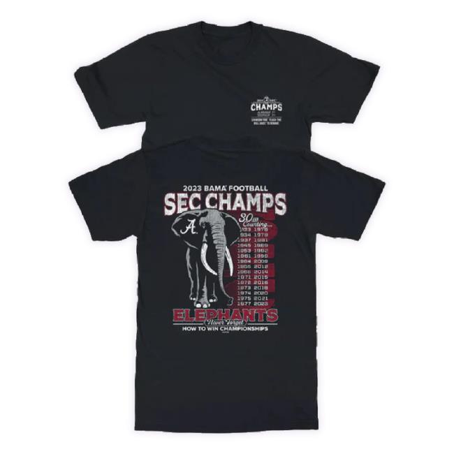 Official Bamafever Merch Store Bamafever 2023 Sec Champions Recap Shirt