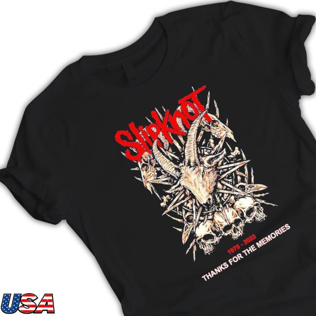 Slipknot 1975 2023 Thank You For The Memories Shirts
