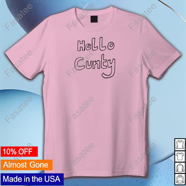 Bella Freud Store Hello Cunty Shirt
