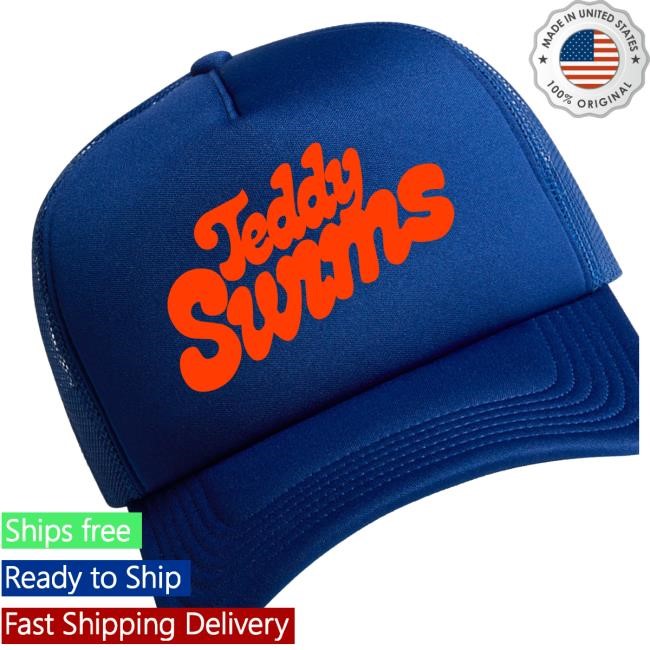 Teddy Swims Swims Logo Trucker Hats Teddy Swims Merch Shop Store Swims Logo Trucker Hat