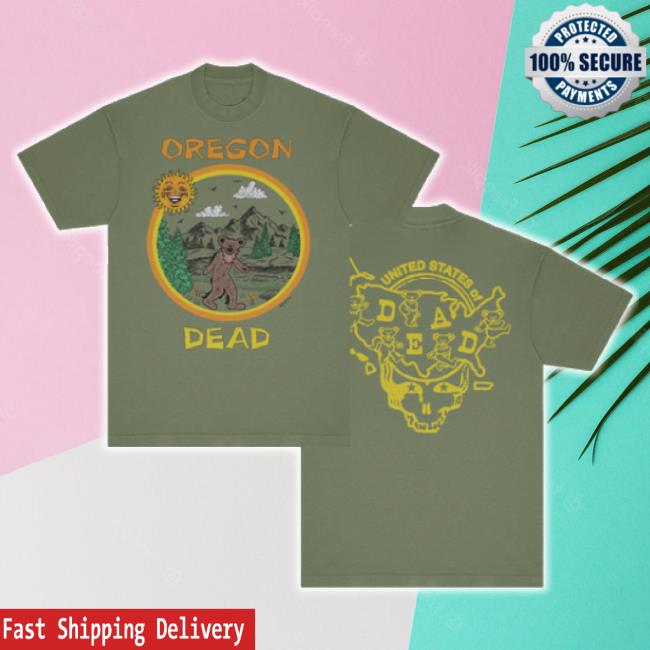 Trending Grateful Dead Store Merch Oregon United States Of Dead Long Sleeve Tee Dead Shop