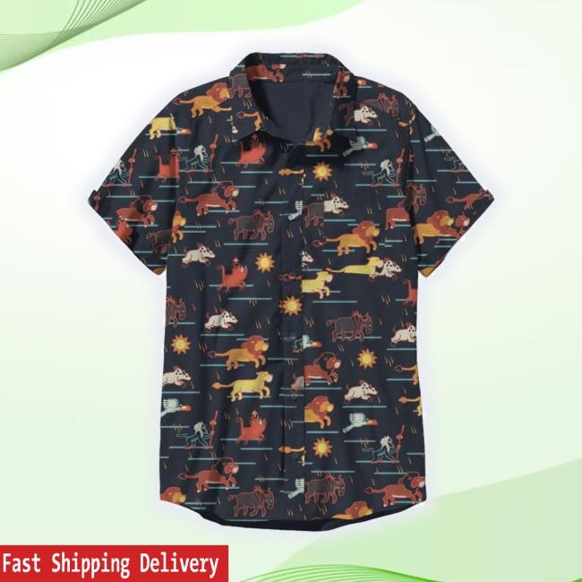 Trending Ign Store Lion King - Stampede - Button Down Long Sleeve Shirt