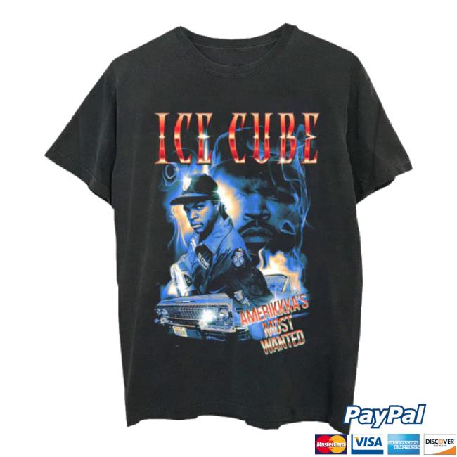 Original Ice Cube Amw Smoky Collage Black New Shirt Ice Cube Shop