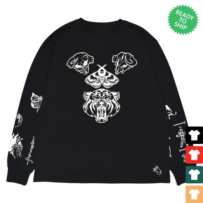 Steady-Hands Merch Store Tattoo Long Sleeve t-shirt, hoodie, tank top, sweater and long sleeve t-shirt