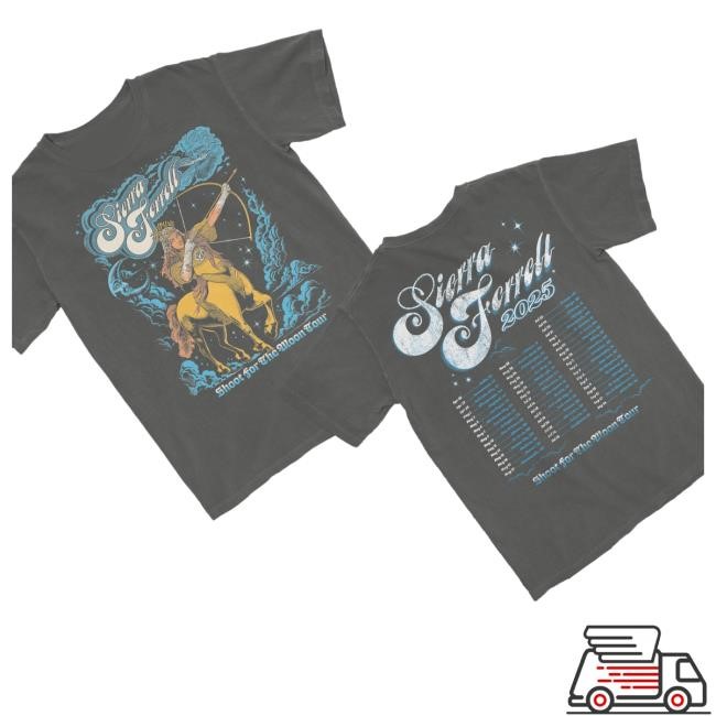 Official Sierra Ferrell Shoot For The Moon Tour Hoodie, Sweatshirt