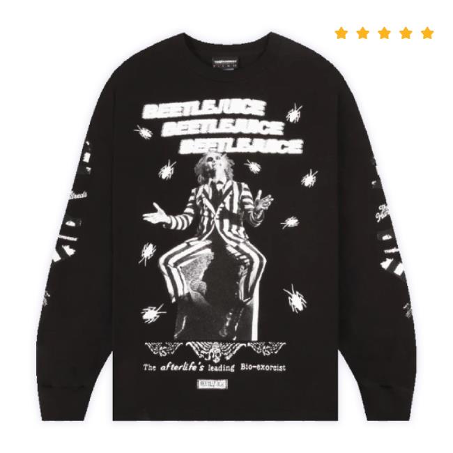 Official The Hundreds Shop Beetlegeuse Ls Shirt
