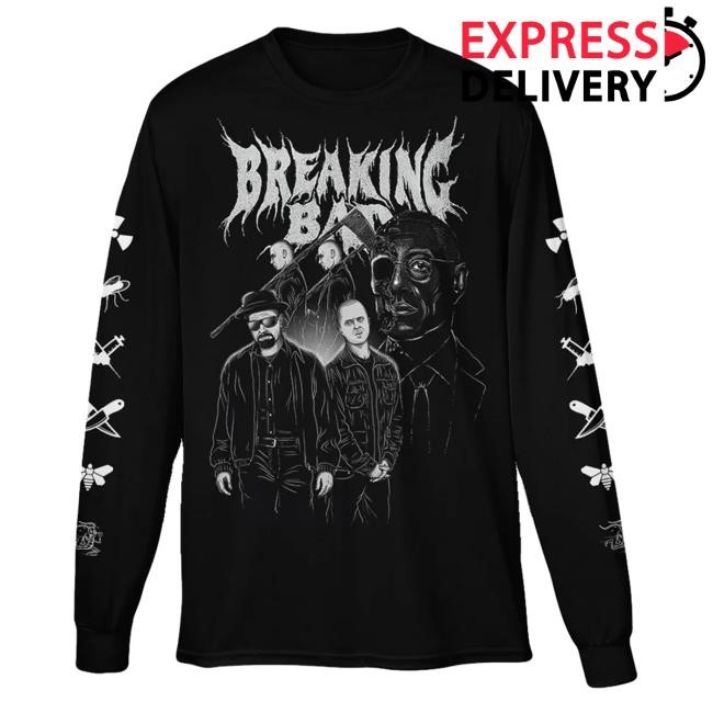 Breaking Bad Store Merch Breaking Bad Character Long Sleeve Black Long Sleeve Shirt