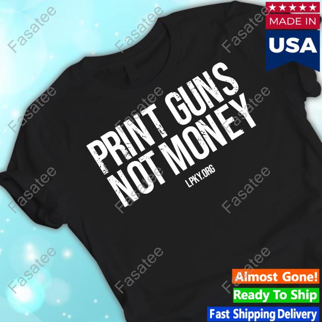Spike Cohen Print Guns Not Money Lpky.Org Sweatshirt