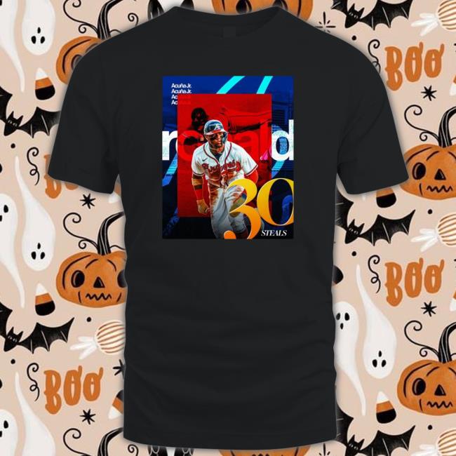 Acuna Jr Atlanta Braves 30 Steals T-Shirt