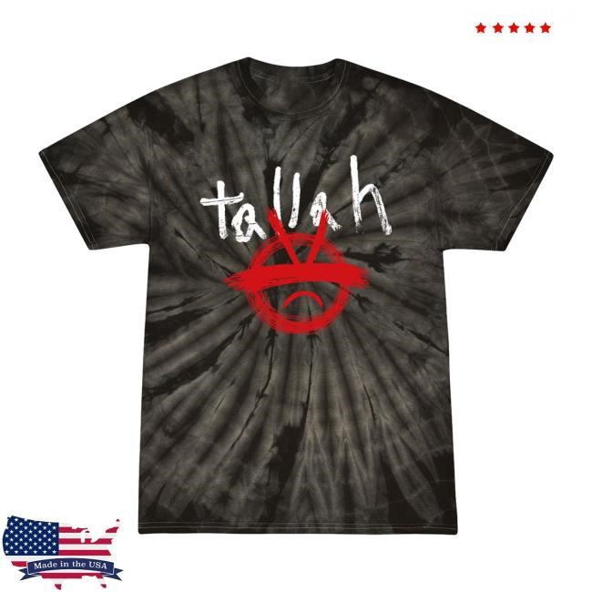 Vision Merch Store Tallah Angry Face Black & White Tie Dye Tee Vision Merch Store Tallah Angry Face Black & White Tie Dye Hooded Sweatshirt