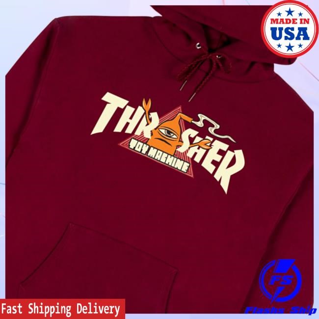 Impericon Store Thrasher X Toy Machine - Vortex Crewneck Sweatshirt