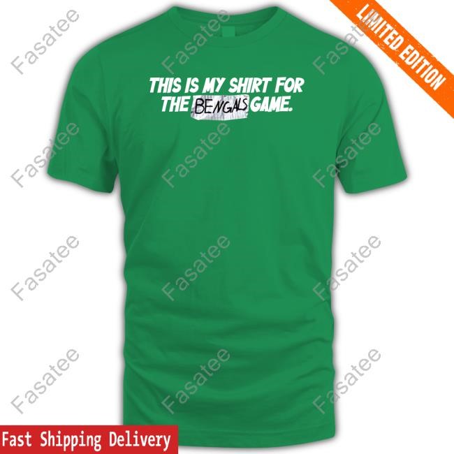 Creed Humphrey Wearing This Is My Shirt For The Bengals Game Hoodie Creed Humphrey Wearing This Is My Shirt For The Bengals Game Tee