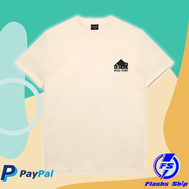 Official Passportal Merch Store Pass~Port & El'more Blanc Organic Hoodie - Natural Passportal Shop
