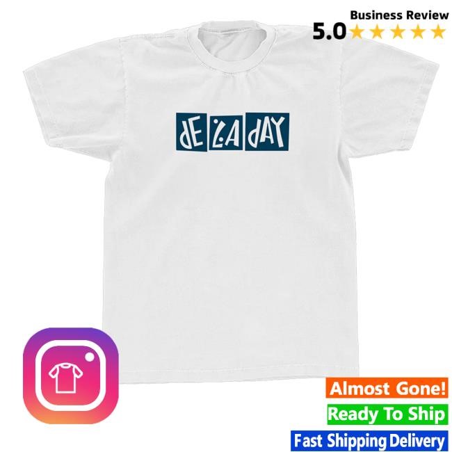 De La Soul Merch Shop Store Official De La Day White Hoodie