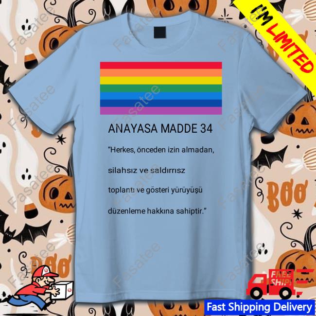Burak Sahin Anayasa Madde 34 Tee Shirt