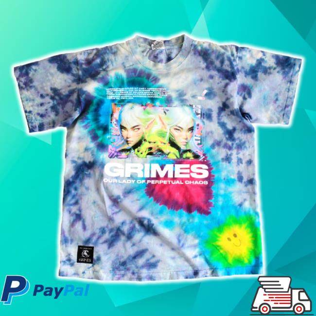 Original Grimes - Our Lady Of Perpetual Chaos Shirts Grimes Shop