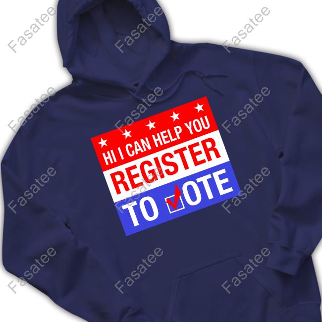 Scott Presler Hi I Can Help You Register To Vote Long Sleeve T Shirt