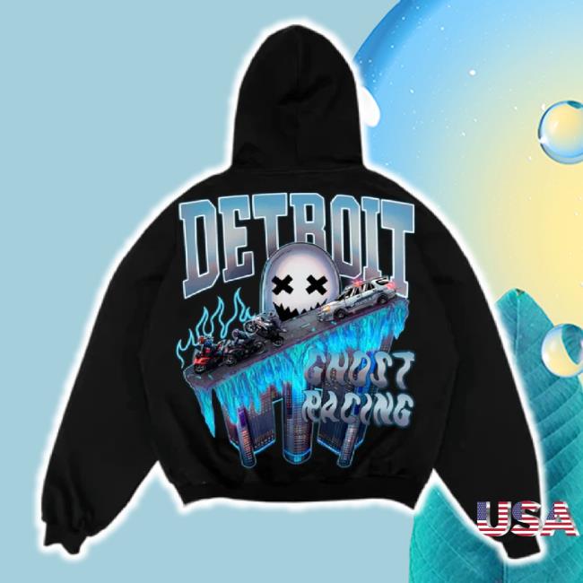 Original Ghost Racing Detroit Ghost Sweater - Black Official Ghost Racing Shop
