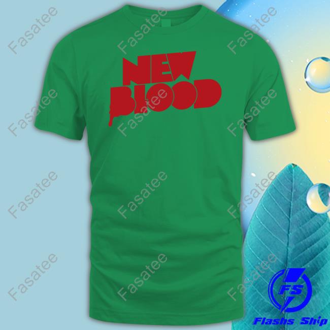 Newblood Store New Blood Logo Sweatshirt Newblood Store New Blood Logo Tee Shirt