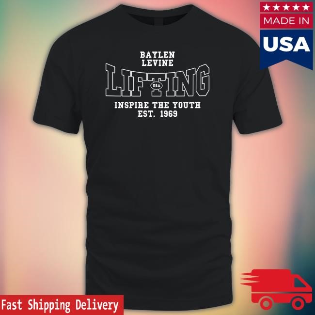Baylen Levine Lifting Inspire The Youth Est 1969 Tee