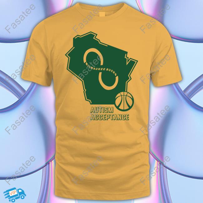 Milwaukee Bucks Autism Acceptance Shirts