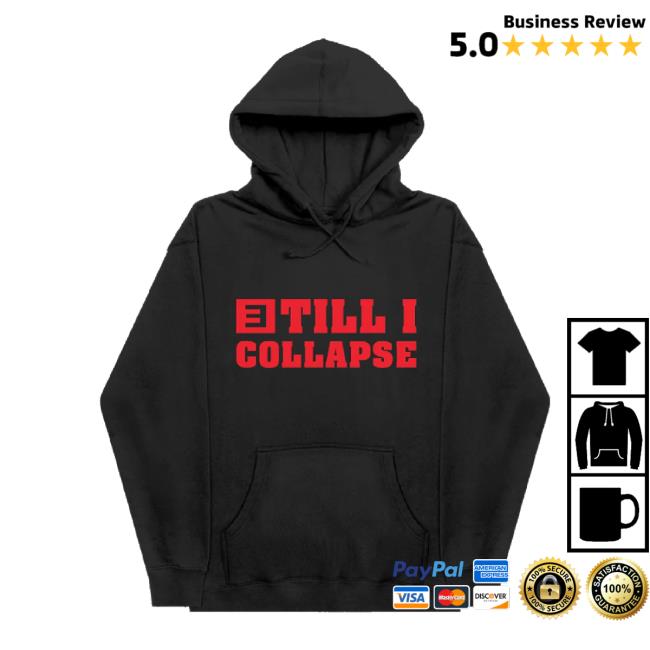 Trending Eminem Merch Store Till I Collapse Hoodie Sweatshirt (Black) Eminem Shop