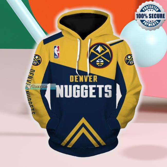 Official Vintage Denver Nuggets Hoodie Sweatshirt