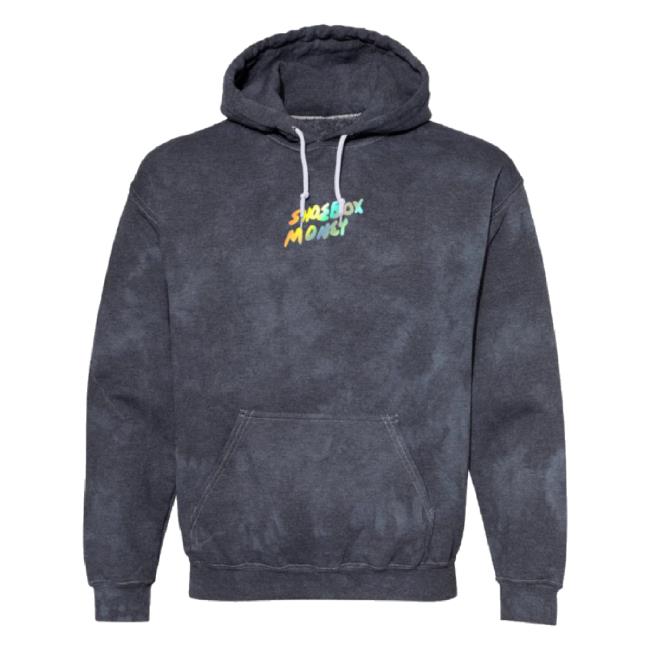 Original Hard Work Pays Off Shoebox Money Reflective Hoodie | Tie Dye Indigo T-Shirt Hwpolifestyle Shop