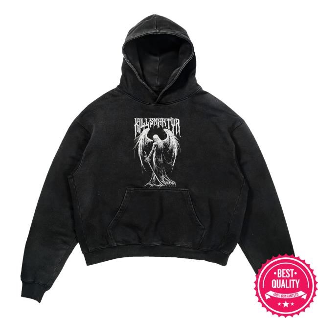 Killsmartyr Merch Store Angel T-Shirt Official Killsmartyr Merch Store Angel Crewneck Sweatshirt