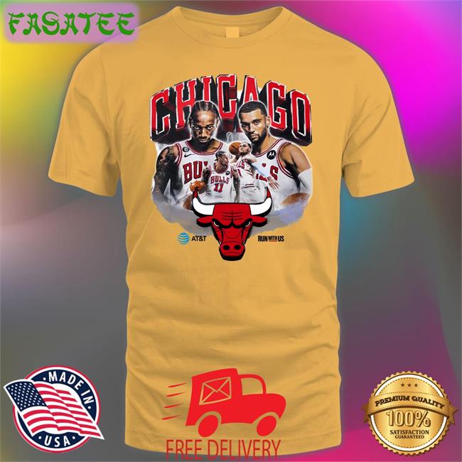 AT&T Chicago Bulls Zach Lavine Demar Derozan At And T Run With Us Hoodie BullsNation