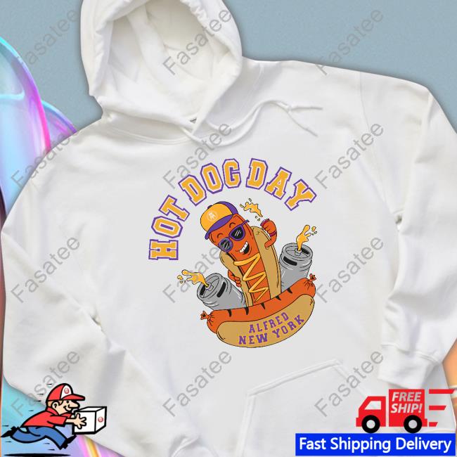 Hot Dog Day Alfred New York 2023 T-Shirt, Hoodie, Tank Top, Sweater And Long Sleeve T-Shirt
