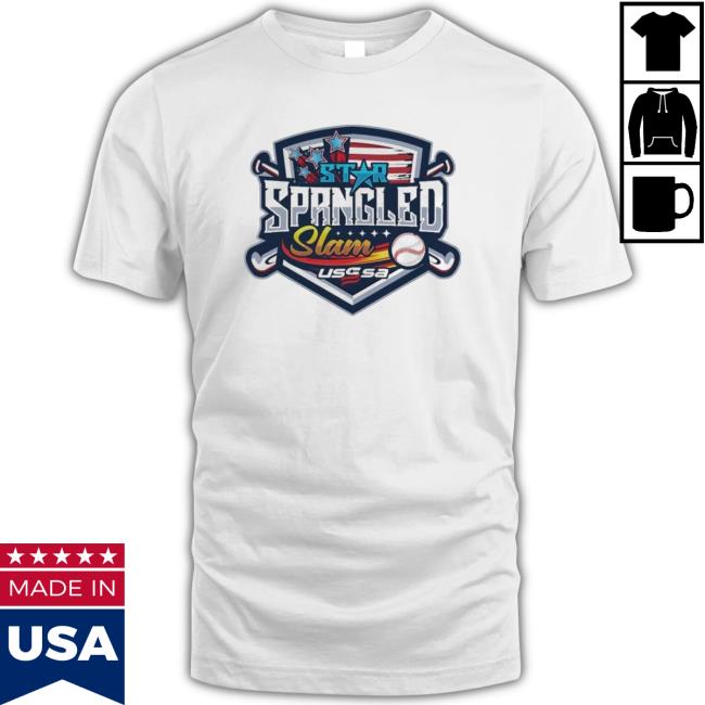 Official Usssa California Baseball Star Spangled Slam 2023 Logo shirt, hoodie, tank top, sweater and long sleeve t-shirt