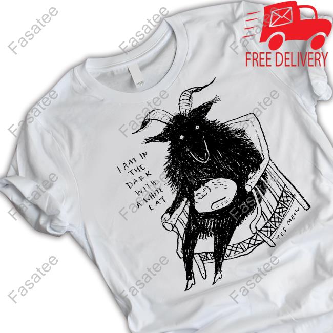 Dawningcrow I Am In The Dark With A While Cat Long Sleeve T Shirt