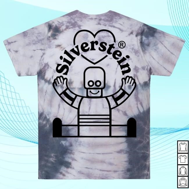 Silverstein Music Merch Robot Love Dye Hoodie