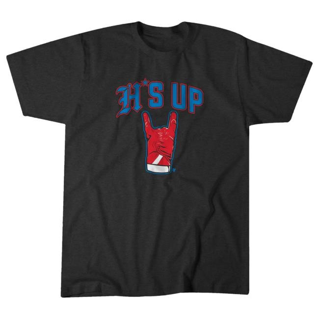 Breakingt Merch Houston Football H's Up Tee
