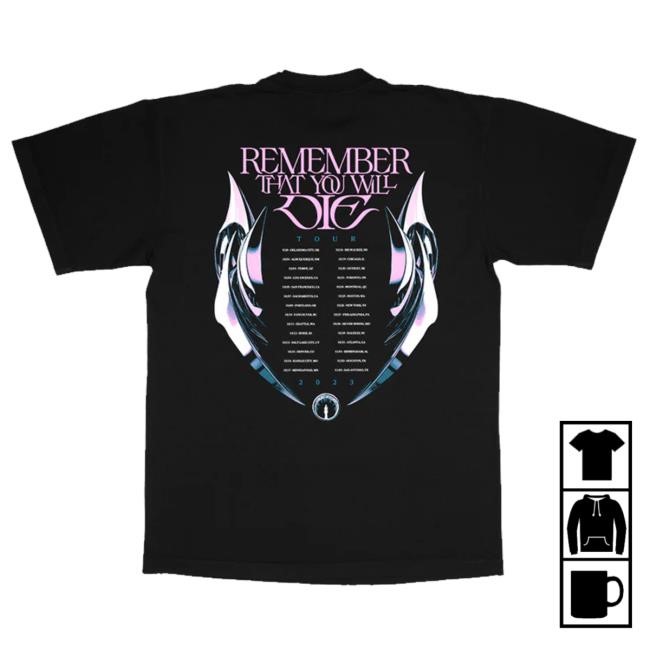 Polyphia Merch Chrome Tour Hooded Sweatshirt