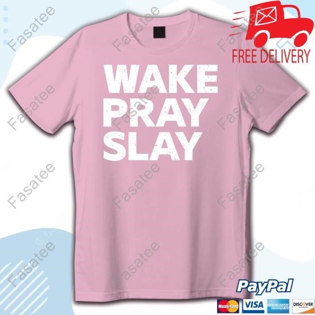 Limited Harry Daniels Wearing Wake Pray Slay Tee