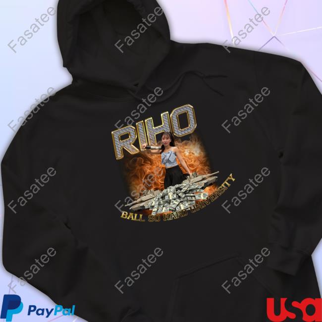 Riho Ball So Hard University Tee Shirt 941Zeke Riho Ball So Hard University New Shirt