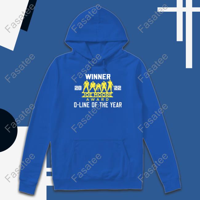 Michigan Football Winner Joe Moore Award 2022 O-Line Of The Year Tee