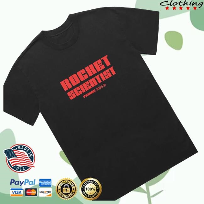 Perrie Merch Shop Store Rocket Scientist Black Tee