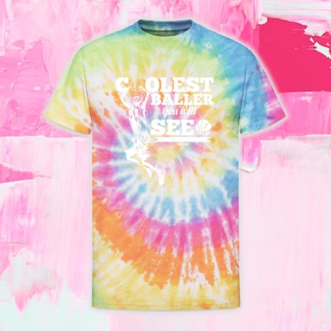 Cool Basketball Design On Unisex Tie Dye Hoodie Sweatshirt