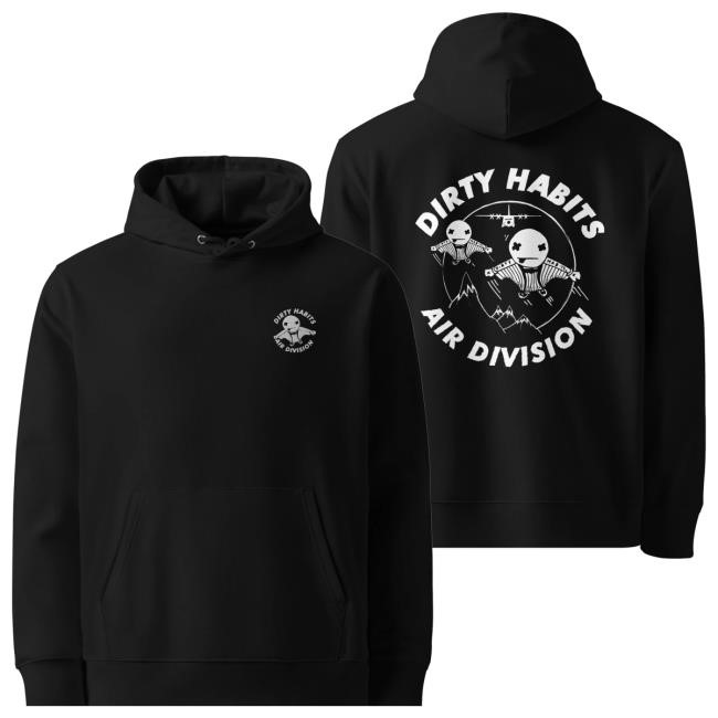 Trending Dirty Habits Merch Store Air Division Hooded Sweatshirt
