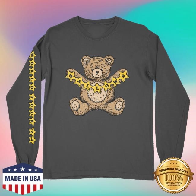 Official Wallows Music Merch Teddy Bear Tour Sweater Wallows Store