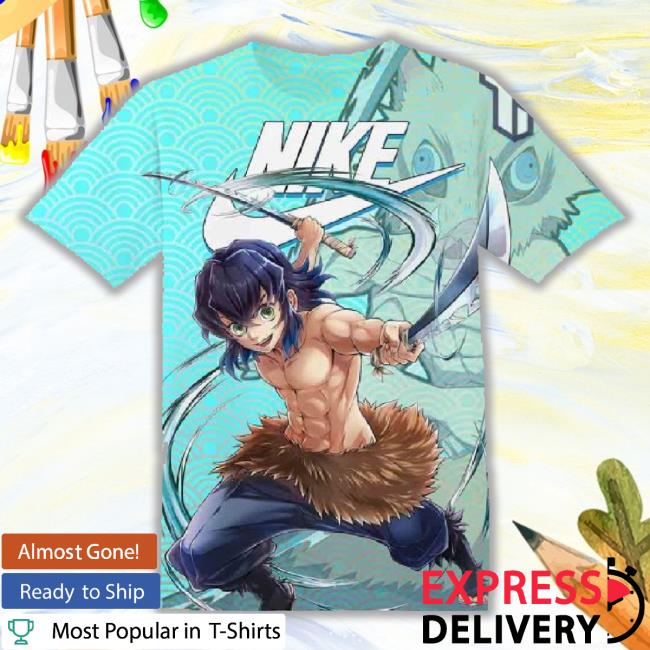 Anime Gift Demon Slayer Inosuke Hashibira Tshirt Fan 3D T-Shirt ,All Over 3D Printed Shirt
