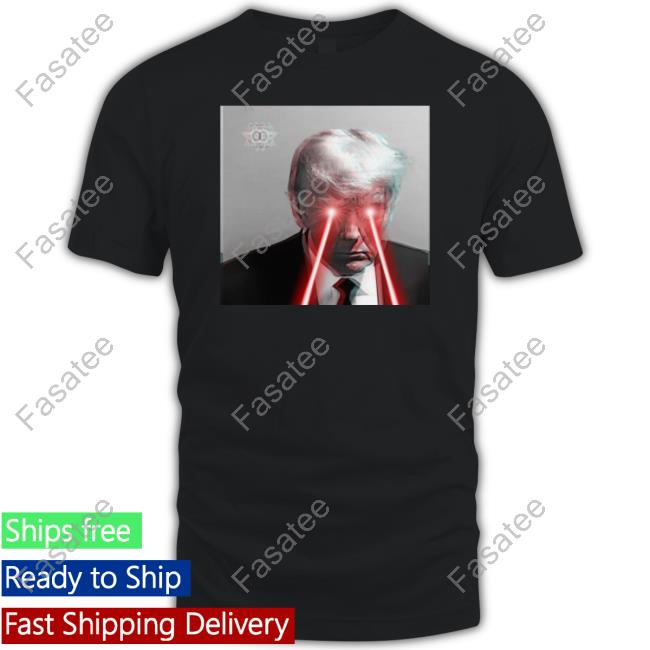 The Hood Therapist Donald Trump Laserbeam Mugshot Shirt