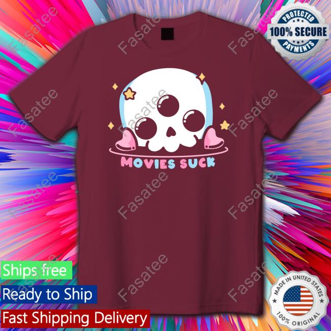 Movies Suck Skull T-Shirt