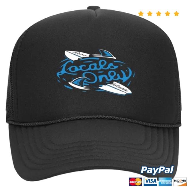 Locals Only Li Merch The Shark Bite Trucker Twill Cap