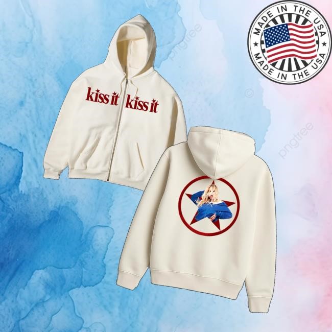 Renee Rapp Shop Merch Kiss It Zip Hoodie