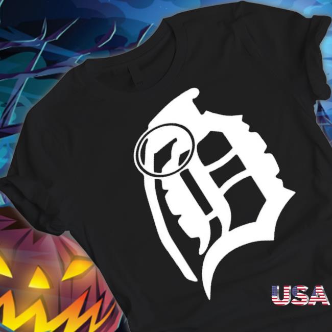 Detroit English D Grenade Michigan Logo 2023 Shirt