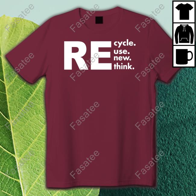 Brianna Recycle Reuse Renew Rethink Long Sleeve T Shirt Wh0l3h3art3dly